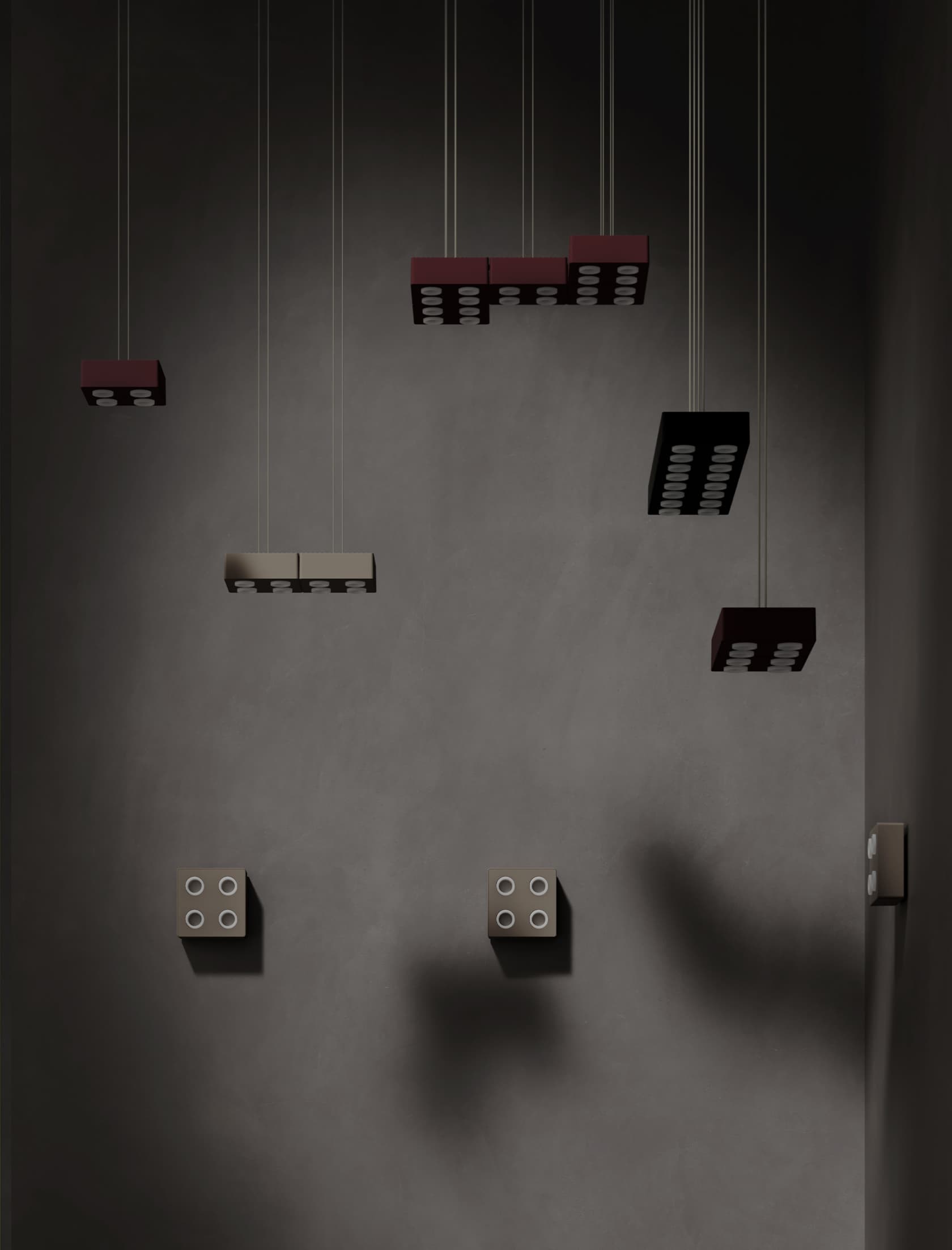 도미노 펜던트 더블 차콜 라이프스타일 이미지 6