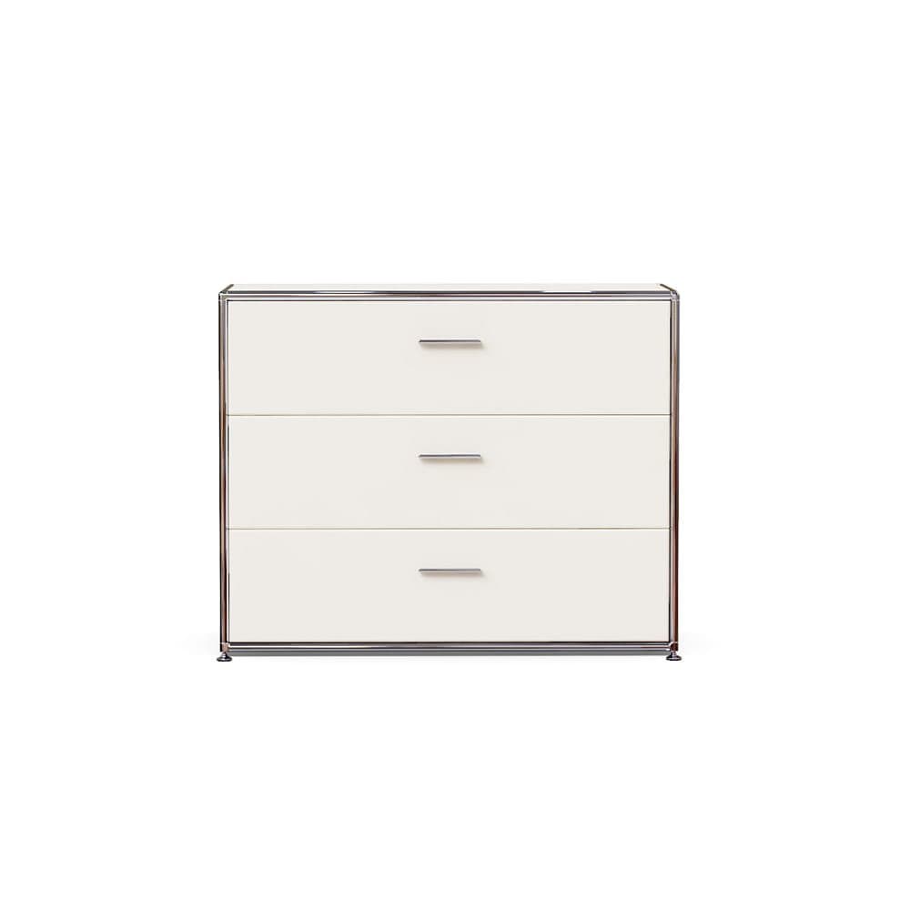 보쎄 1 x 1 Drawer Unit Cream White