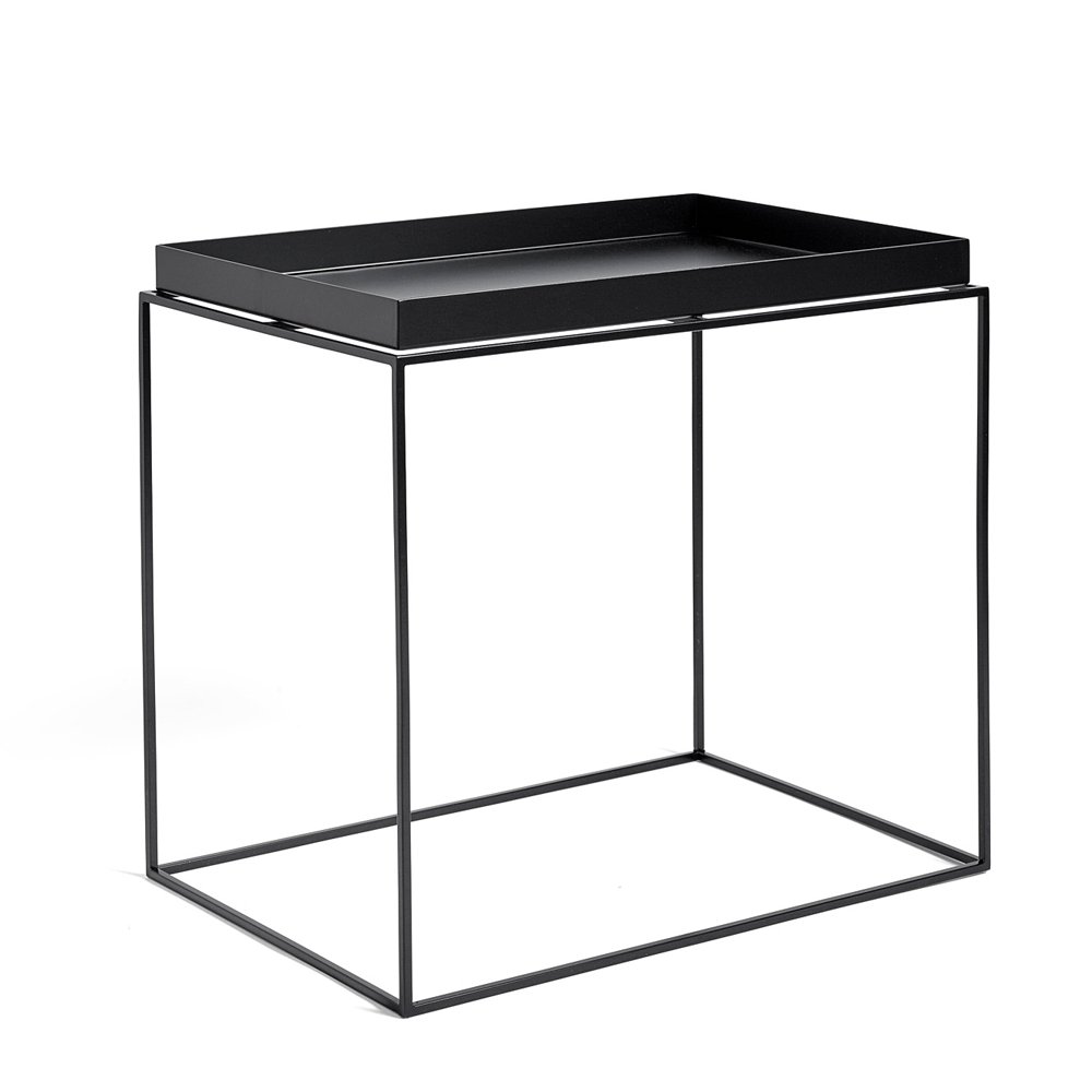 헤이 트레이 테이블 스퀘어 40x60 블랙 Tray Table Square 40x60 Black