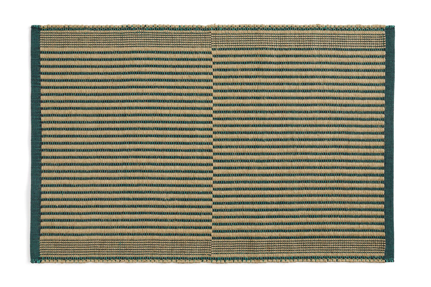 TAPIS MAT BLACK AND GREEN W60 X L95 CM 플랫샷