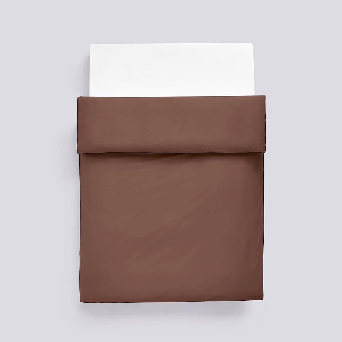 OUTLINE DUVET COVER MILK CHOCOLATE W150 x L210 CM 상품 이미지 1