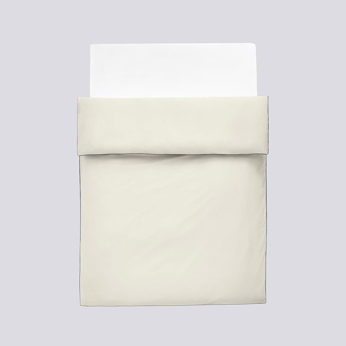 OUTLINE DUVET COVER IVORY W160 x L210 CM 상품 이미지 1