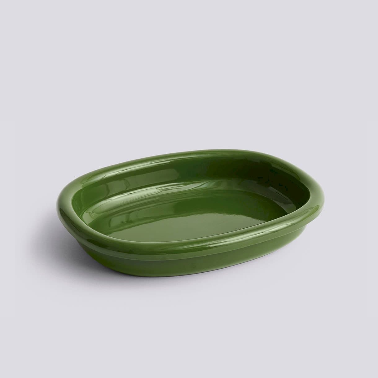 바로 오벌 디쉬 그린 L