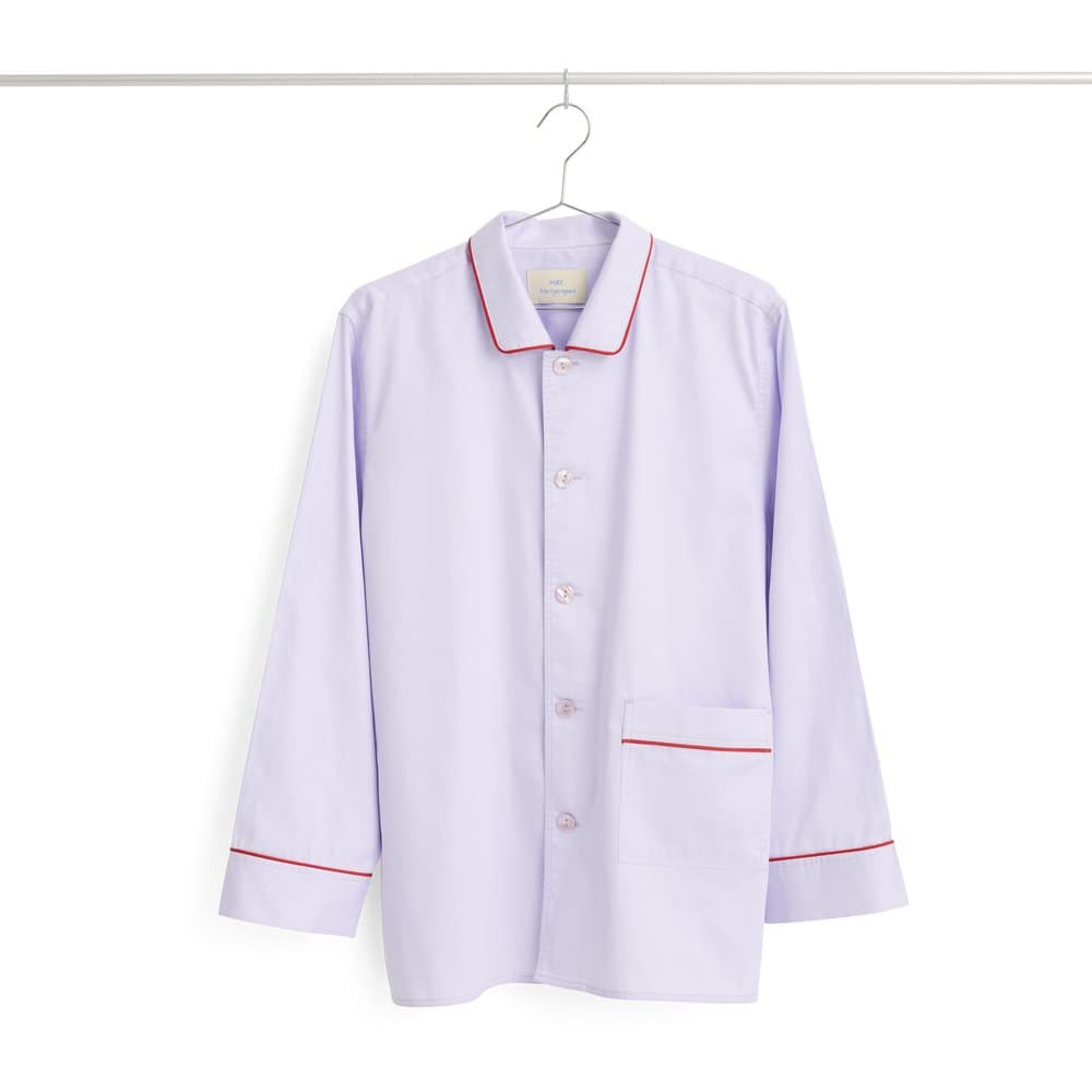 OUTLINE PYJAMA L/S SHIRT LAVENDER S/M
