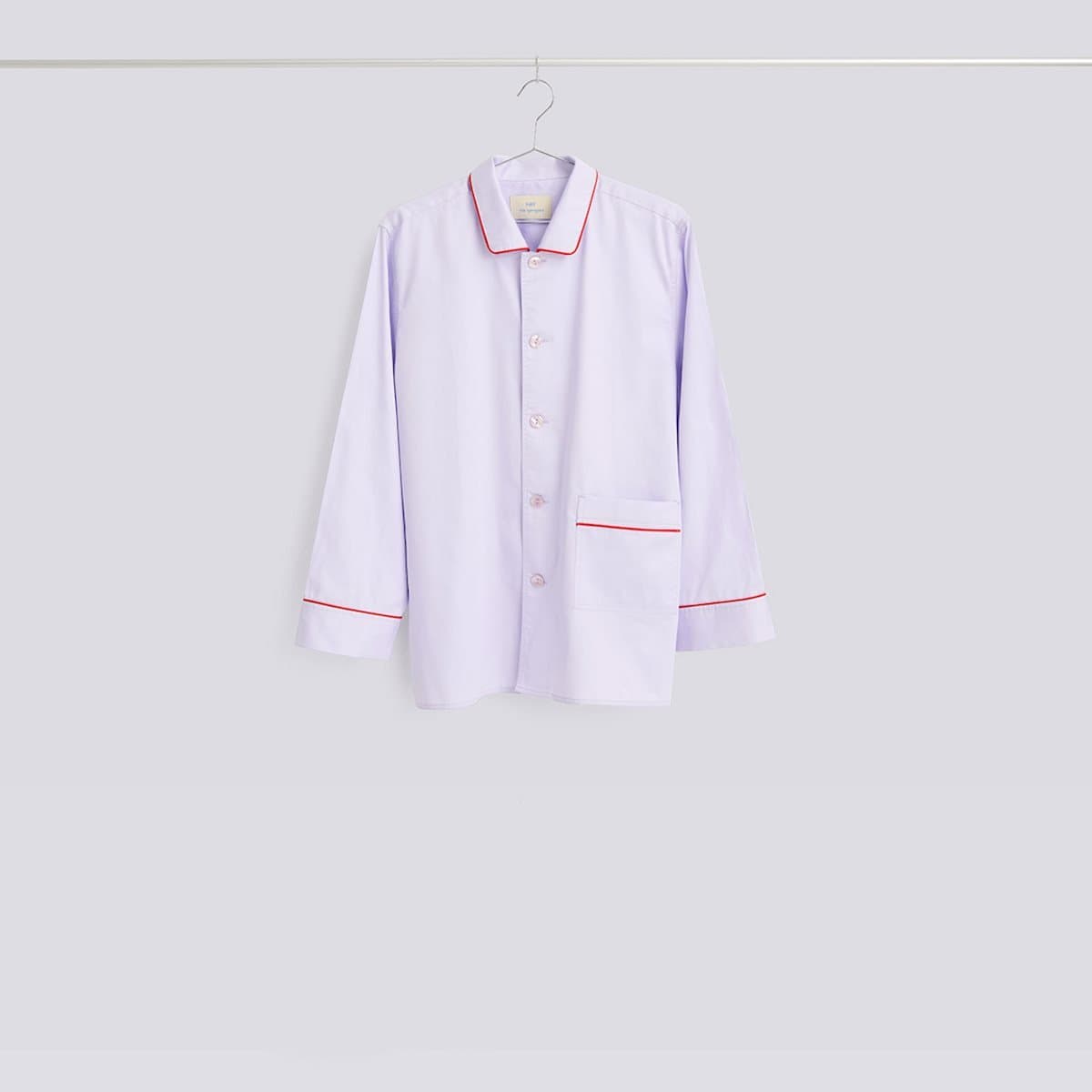 OUTLINE PYJAMA L/S SHIRT LAVENDER M/L 상품 이미지 1