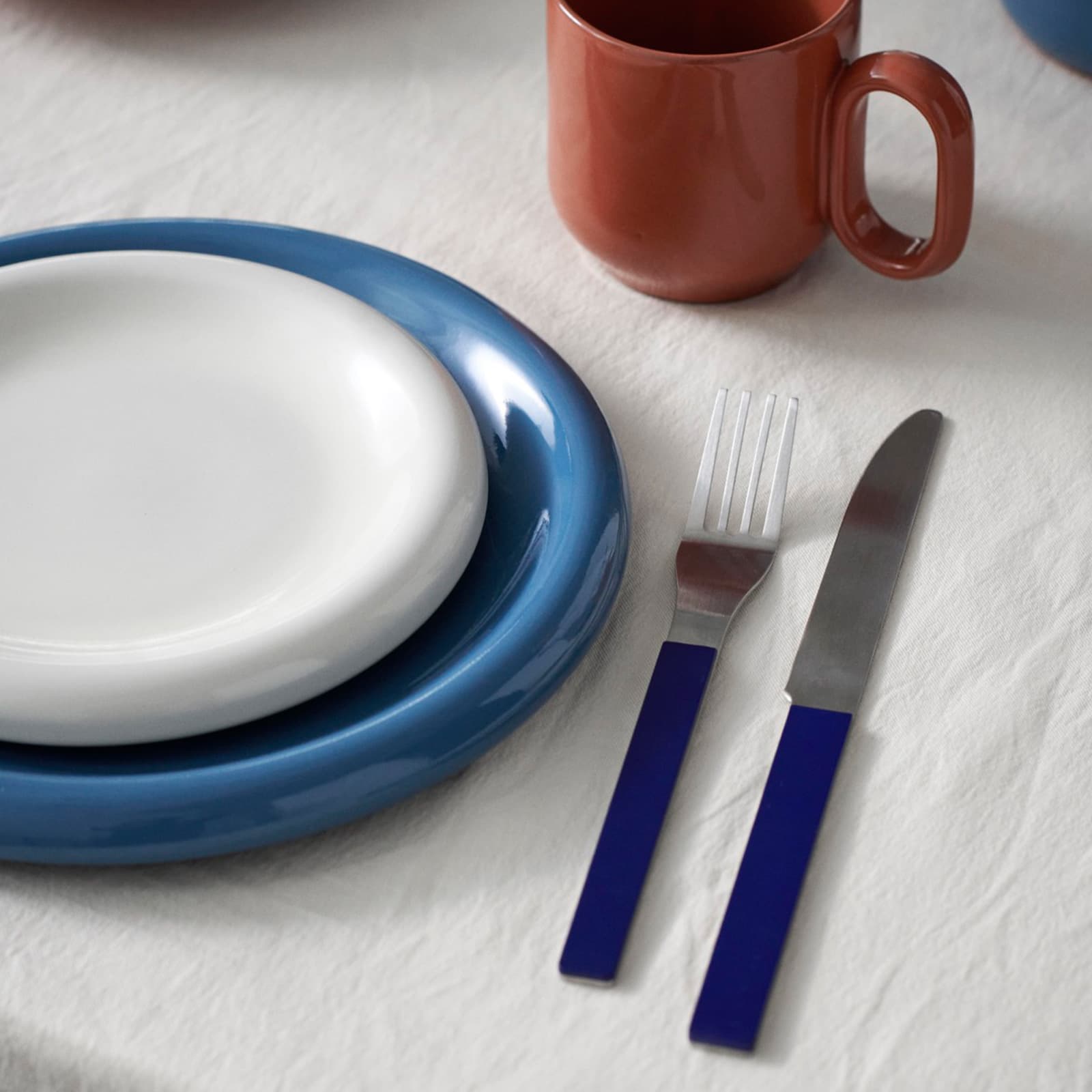 MVS 커트러리 세트 MVS Cutlery(Set of 4) Dark Blue 라이프스타일 이미지 1