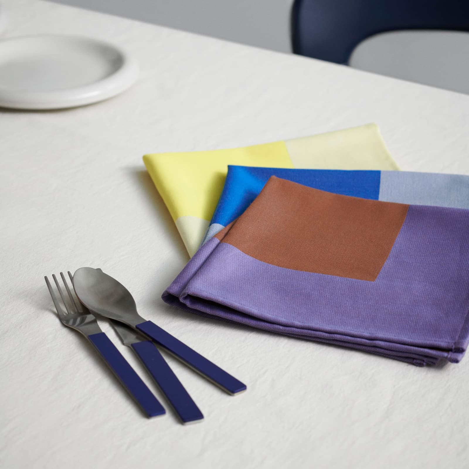 MVS 커트러리 세트 MVS Cutlery(Set of 4) Dark Blue 라이프스타일 이미지 2