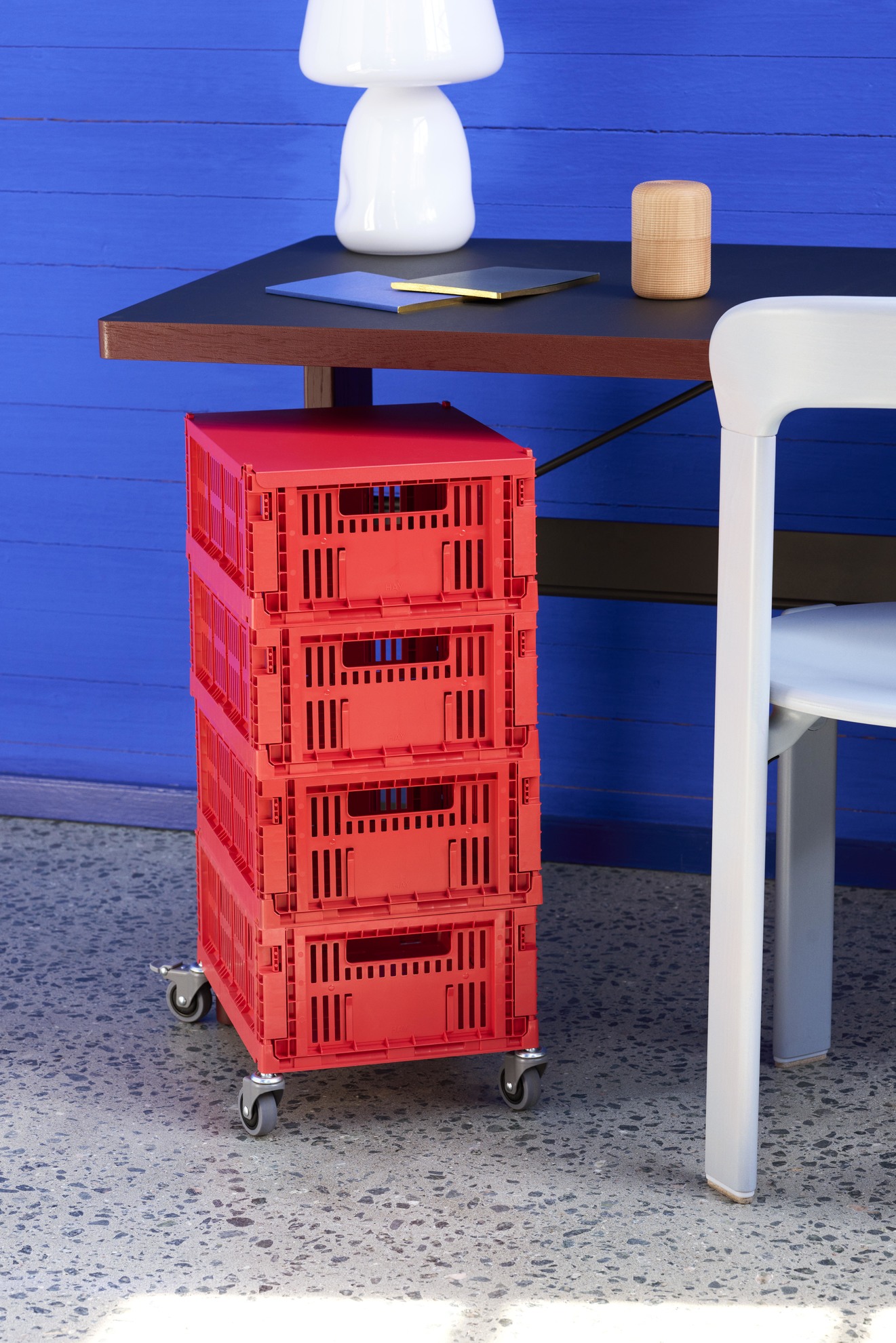 헤이 컬러 크레이트 리드 미디엄 Colour Crate Lid M(6 Colors) 라이프스타일 이미지 2