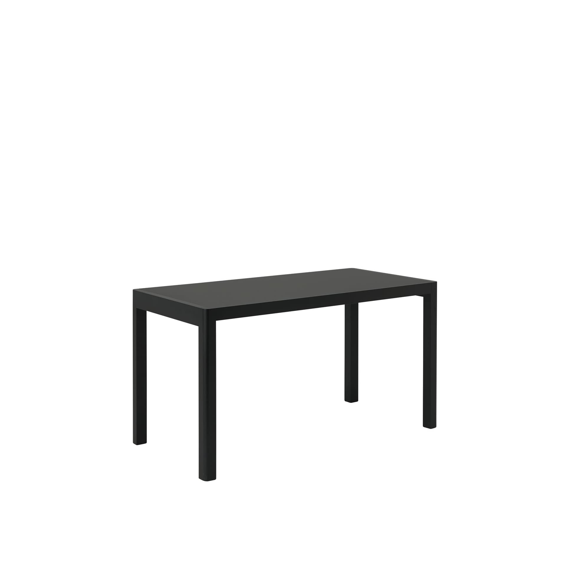 워크샵 테이블 130 x 65 cm Black 플랫샷