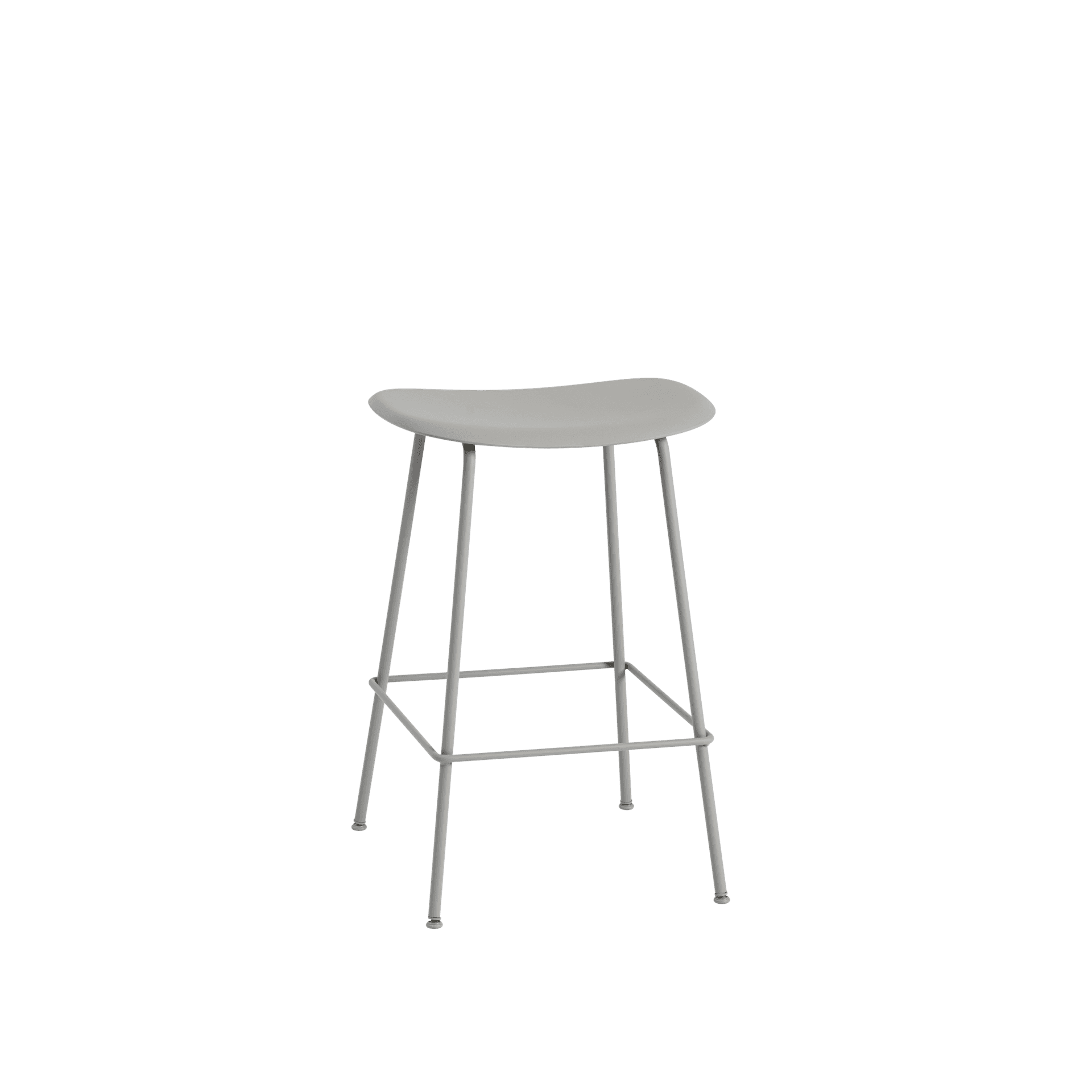 화이버 카운터 스툴 Tube base H 65cm Grey