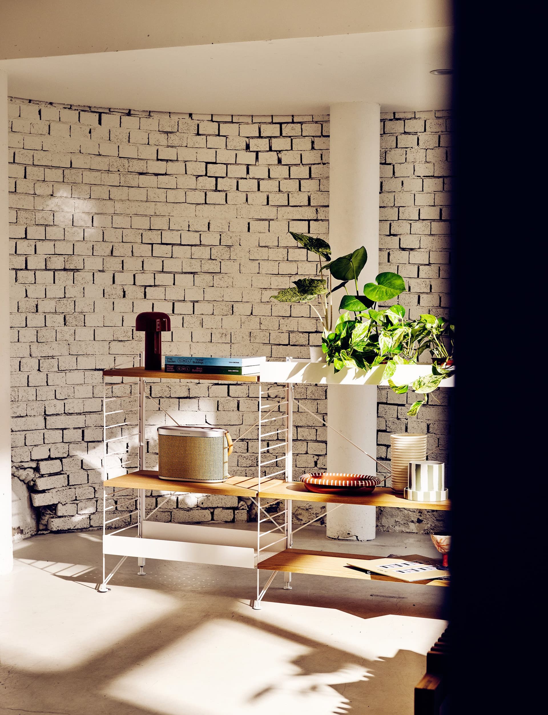 프리 스탠딩 세트 9 (White/Oak) 라이프스타일 이미지 2