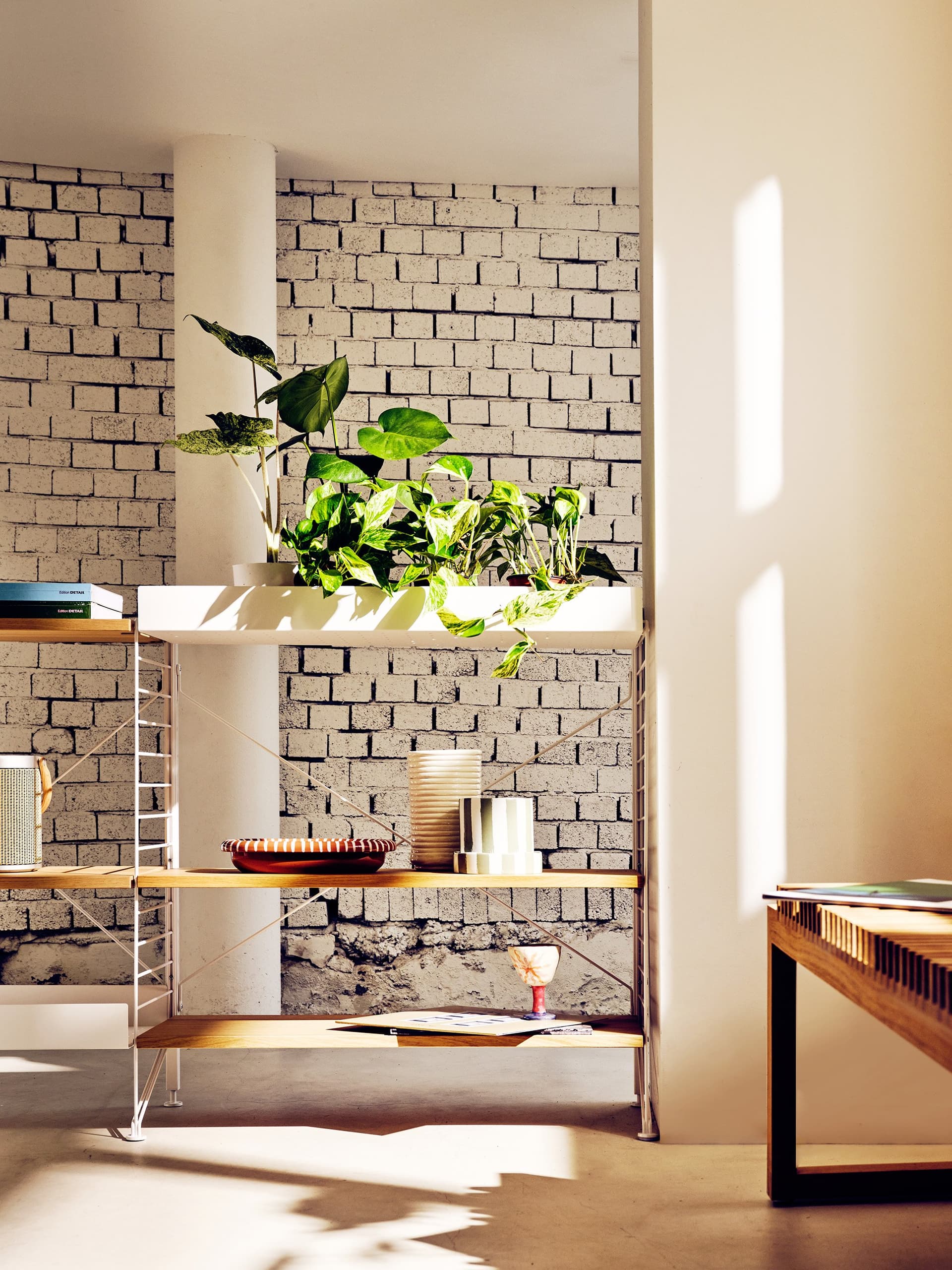 프리 스탠딩 세트 9 (White/Oak) 라이프스타일 이미지 3
