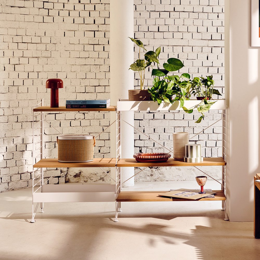 스트링 퍼니처 시스템 프리스탠딩 세트 9 (White/Oak)