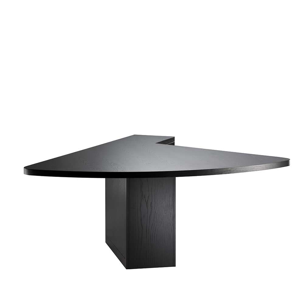 M1-2 Dining Conference Desk Black 플랫샷