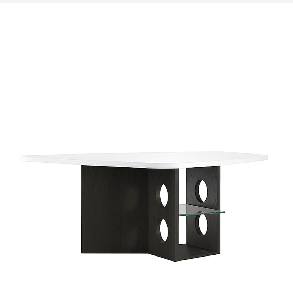 M21-1/M21 다이닝 식탁 서재 테이블 White Black 플랫샷