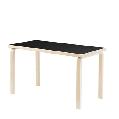 Aalto Table 82B Black/Birch, 베뉴페, 아르텍 ARTEK