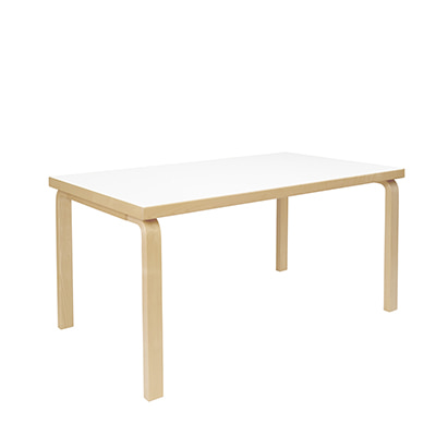 Aalto Table 82A White/Birch, 베뉴페, 아르텍 ARTEK