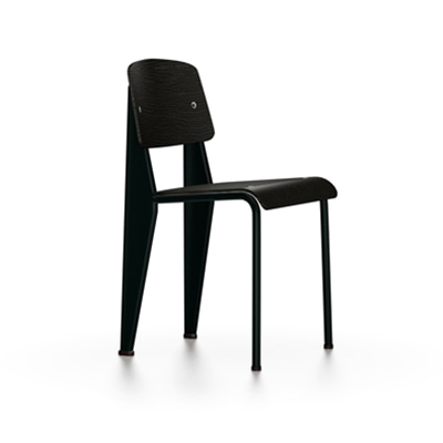 비트라 Standard Chair Dark Oak / Deep Black, 베뉴페, 비트라 vitra