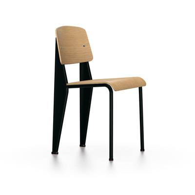 Standard Chair Natural Oak / Deep Black, 베뉴페, 비트라 vitra
