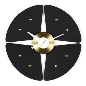 Petal Clock Black / Brass, BENUFE, 비트라 vitra