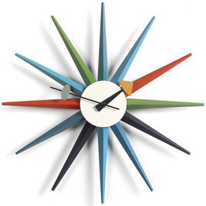 Sunburst Clock Multicolor, BENUFE, 비트라 vitra