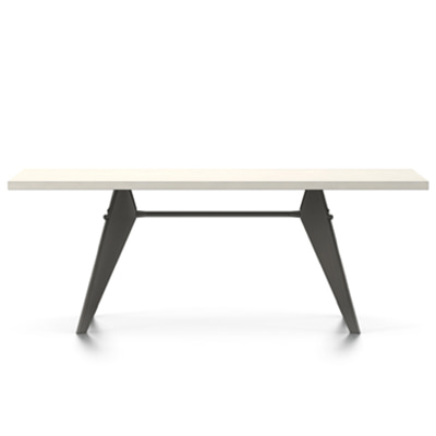 EM Table Ivory HPL/Basalt 2000x900, 베뉴페, 비트라 vitra