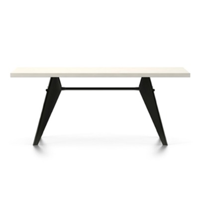 EM Table ivory HPL/Black 1800x900, 베뉴페, 비트라 vitra