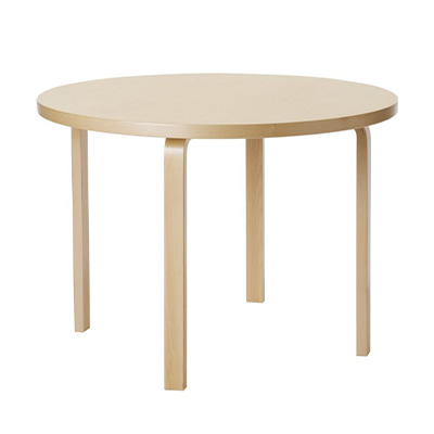 아르텍 Aalto Table 90A Birch/Birch, 베뉴페, 아르텍 ARTEK