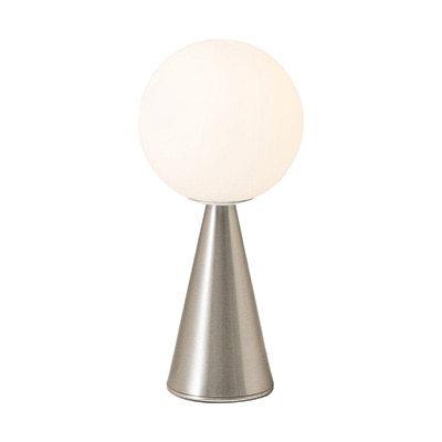 BILIA Table Lamp Satin Nikel Brushed/White, 베뉴페, 폰타나아르테 FontanaArte