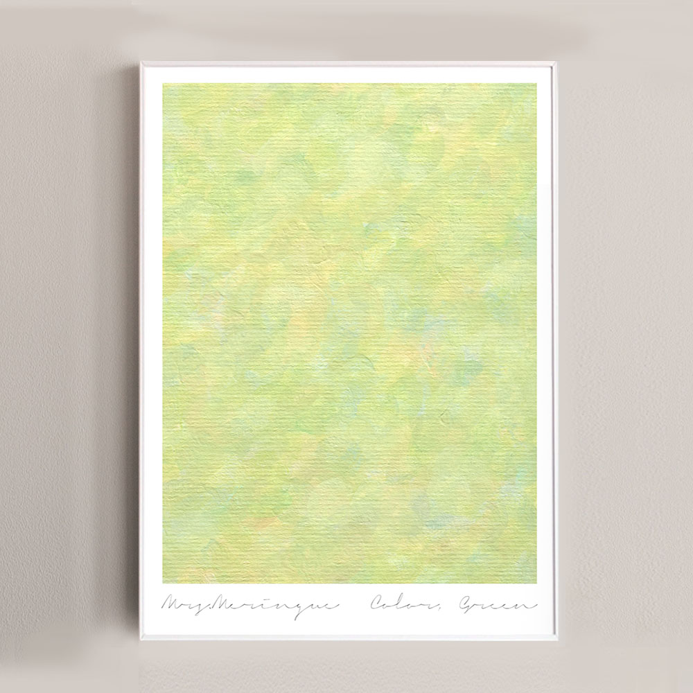다꼬르피스 Mrs.Meringue / Colors, Green poster, 베뉴페, 다꼬르피스 D&#039;ACCORD PIECE