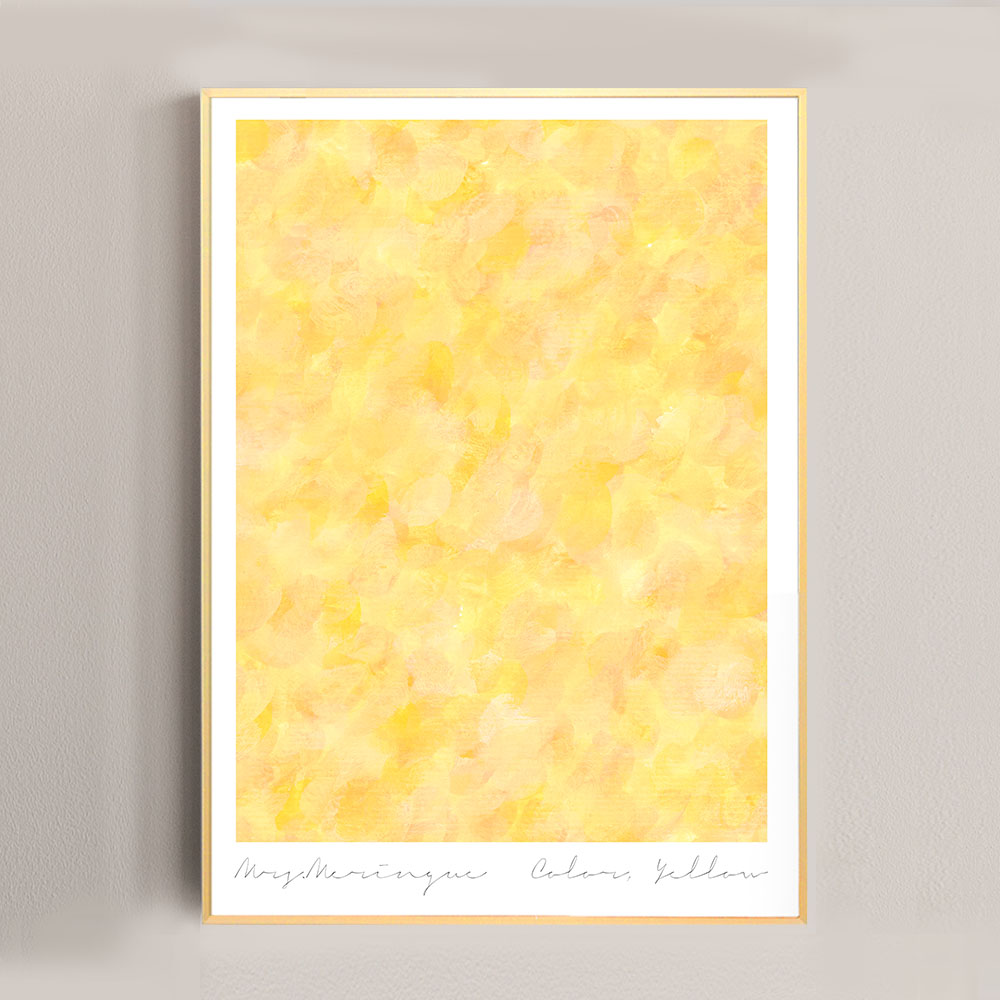 다꼬르피스 Mrs.Meringue / Colors, Yellow poster, 베뉴페, 다꼬르피스 D&#039;ACCORD PIECE