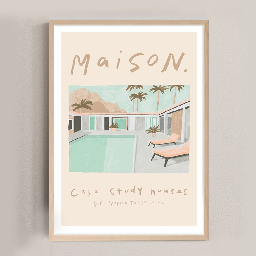 다꼬르피스 French Toast Studio / Florida Maison Poster, BENUFE, 다꼬르피스 D&#039;ACCORD PIECE