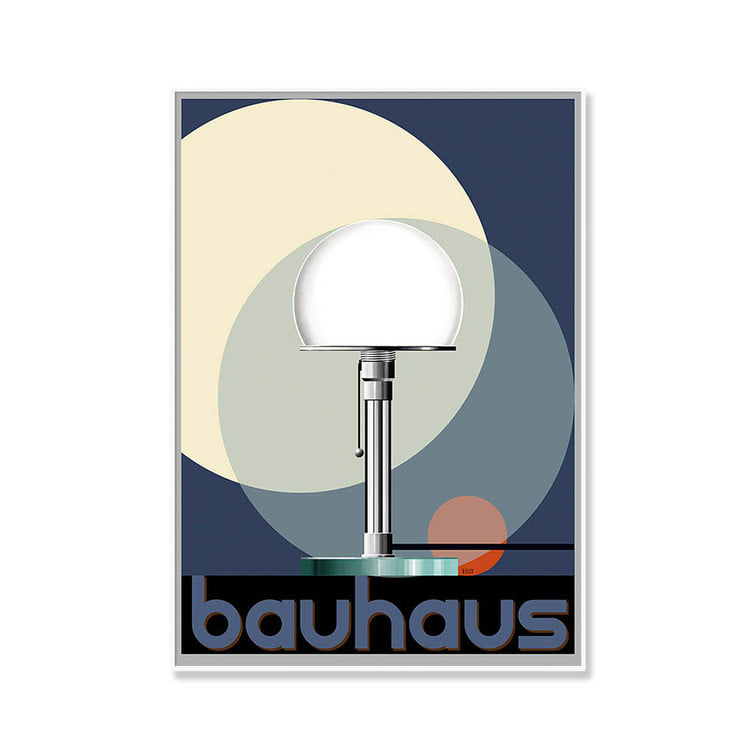 Bauhaus Glass Lamp(액자 포함), BENUFE, 자리 스튜디오