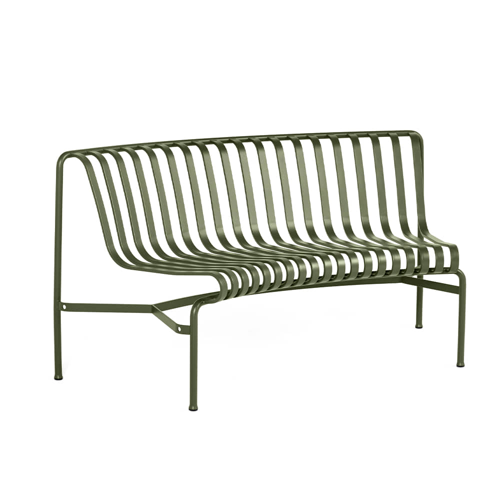 Palissade Park Dining Bench - IN Olive, 베뉴페, 자체제작