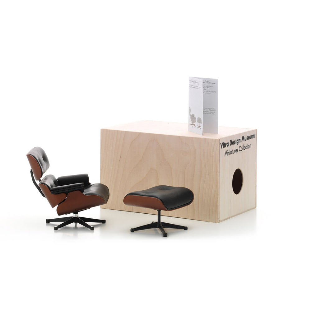 Miniature Collection Lounge Chair &amp; Ottoman, 베뉴페, 비트라 vitra