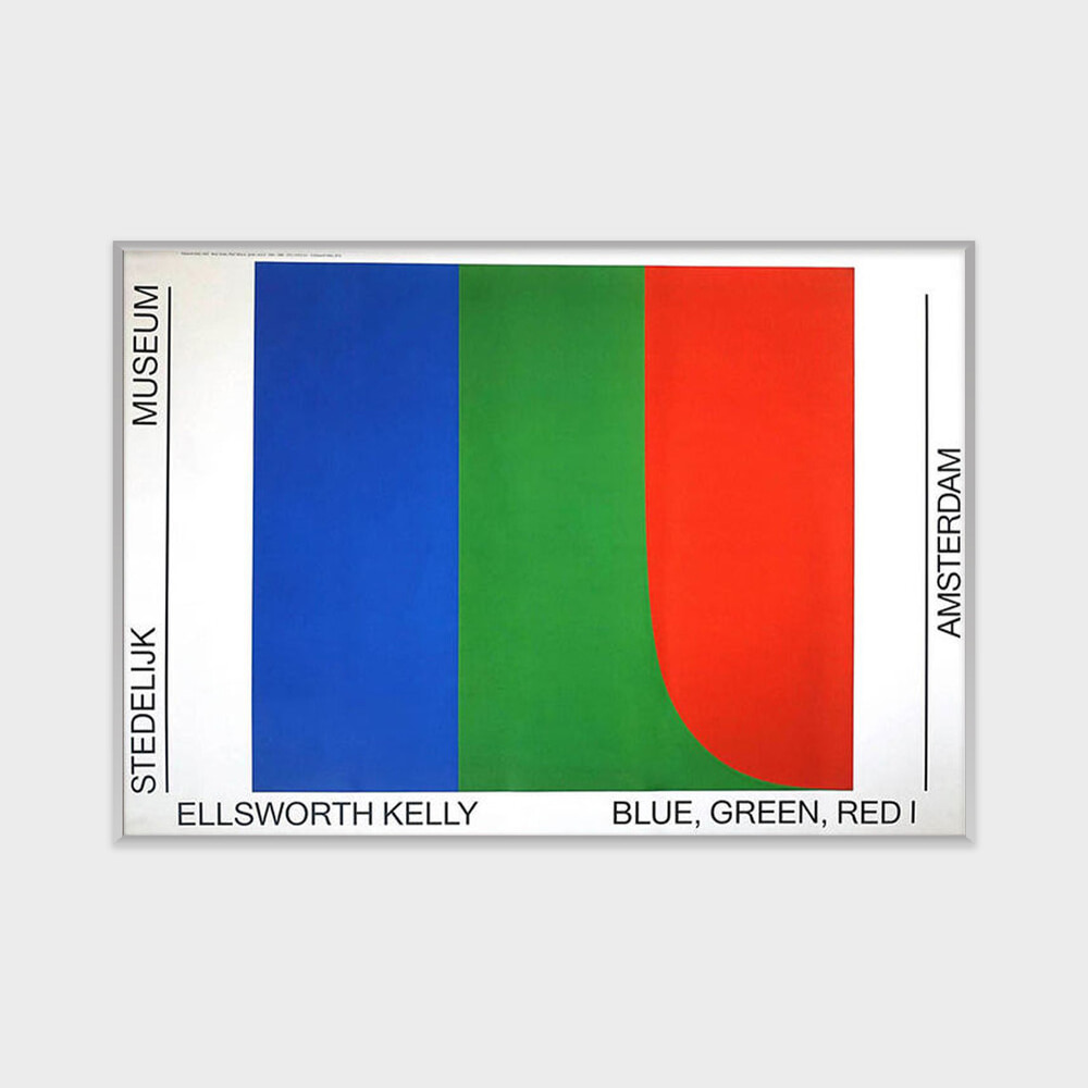 엘스워스 켈리 ELLSWORTH KELLY - Blue,Green,Red I (액자포함) 59.4 x 84.1cm, 베뉴페, 마이온프라이빗 myownprivate