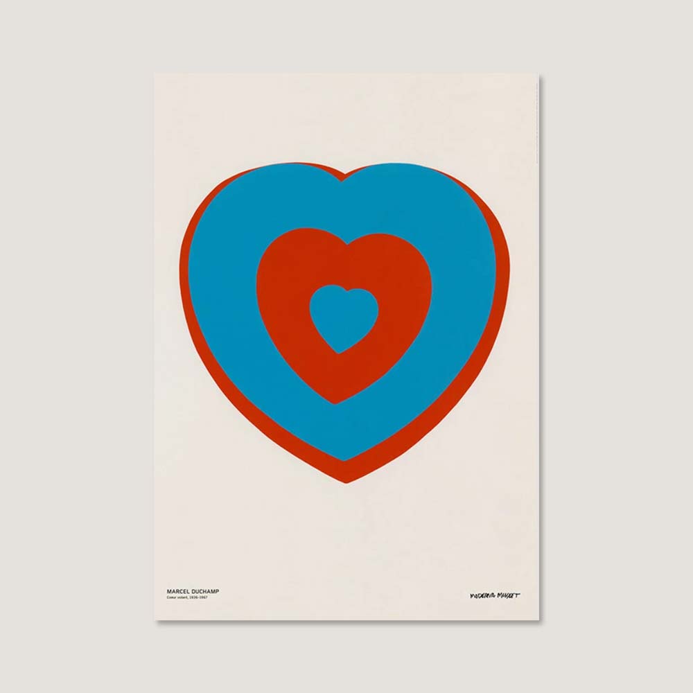 쿠나장롱 [마르셀 뒤샹] Fluttering Heart (액자 포함) 70 x 100 cm, 베뉴페, 쿠나장롱 kunajangrong
