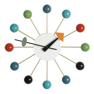 Ball Clock Multicolor, BENUFE, 비트라 vitra